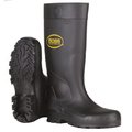 Boss Unisex PVC Boots Black 8 US Waterproof 1 pair 16 in. B382-8105/8